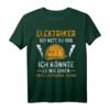 Elektriker Installateur Elektroniker Monteur T-Shirt  Berufsspezifisches Geschenk für Handwerker & Monteure