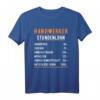 HapBunny Handwerker T-Shirt  Lustiges Werkzeug-Hemd für Elektriker, Maurer, Maler & Handwerksmeister mit Spruch