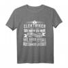 Lustiges Elektriker T-Shirt mit Elektriker Unfall - Perfektes Geschenk für Elektroniker zum Geburtstag & Weihnachten
