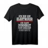 Ich bin ein Elektriker Ich kann Dummheit nicht Reparieren T-Shirt  Lustiges Handwerker T-Shirt für Elektriker & Dachdecker mit frechem Spruch