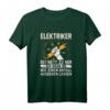 Lustiges Elektriker T-Shirt mit Spruch  Geschenkidee für Elektroniker, Elektriker, Handwerker, Chef & Kollegen zum Vatertag, Geburtstag & Weihnachten