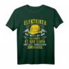 Lustiges Elektriker T-Shirt mit Spruch 'Sei nett zu mir...'  Geschenk für Elektriker, Elektroniker, Stromer, Elektroinstallateur & Bauarbeiter zu Weihnachten, Vatertag & Geburtstag
