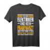 Ich Bin Elektriker und kein Frauenarzt Handwerk T-Shirt  Lustiges Elektriker Geschenk zu Weihnachten für Männer und Frauen im Elektrohandwerk