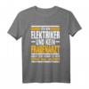 Ich Bin Elektriker und kein Frauenarzt Handwerk T-Shirt  Lustiges Elektriker Geschenk zu Weihnachten für Männer und Frauen im Elektrohandwerk