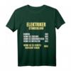 Elektriker - Stundenlohn T-Shirt  Witziges Geschenk für Azubi, Meister & Männer mit Humor