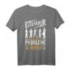 Herren Elektriker Problem Löser T-Shirt  Perfektes Geschenk für Elektrotechniker, Elektroniker & Elektroingenieure