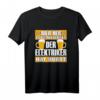 Herren Elektriker T-Shirt mit Spruch 'Bier Her Eure Majestät Der Elektriker Hat Durst'  Lustiges Geschenk für Handwerker und Elektriker