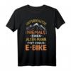 E-Bike E-Fahrrad Elektrisches T-Shirt - Klassisch geschnitten, doppelt genähter Saum für Radfahrer