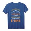 E-Bike E-Fahrrad Elektrisches T-Shirt - Klassisch geschnitten, doppelt genähter Saum für Radfahrer
