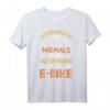 E-Bike E-Fahrrad Elektrisches T-Shirt - Klassisch geschnitten, doppelt genähter Saum für Radfahrer