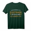 Elektriker Strom Leitungen Elektroniker Prüfen T-Shirt - Robuste Berufskleidung für Elektriker und Elektroniker