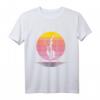 Retro Lineman Silhouette Geschenk Strommast Elektriker T-Shirt  Perfektes Geburtstagsgeschenk für Elektriker & Linemen