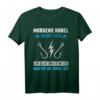 Elektromeister Morgens Kabel Abends Elektriker T-Shirt  Lustige Elektriker Kleidung & Geschenk für Profis