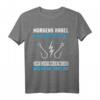 Elektromeister Morgens Kabel Abends Elektriker T-Shirt  Lustige Elektriker Kleidung & Geschenk für Profis