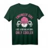 Engineer Girl Like A Normal Girl Only Cooler - Lustiges Frauen T-Shirt für Ingenieurinnen, Elektronik, Maschinenbau & Technik-Geschenke