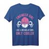 Engineer Girl Like A Normal Girl Only Cooler - Lustiges Frauen T-Shirt für Ingenieurinnen, Elektronik, Maschinenbau & Technik-Geschenke