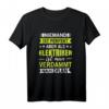 Niemand ist Perfekt aber als Elektriker ist man verdammt nah dran - Lustiges Elektriker Spruch T-Shirt für Männer zu Weihnachten, Geburtstag oder als Geschenk