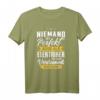 Niemand Ist Perfekt Aber Als Elektriker Ist Man Nah Dran T-Shirt - Lustiges Elektriker Outfit für Geburtstags- & Weihnachtsgeschenk