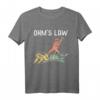 Ohm'sches Gesetz Elektrotechniker Geschenk - Lustiges Technik T-Shirt für Ingenieure, Elektroniker & Maschinenbauer
