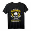 Elektronisches T-Shirt für Handwerker & Elektriker - Werkzeug & Volt Motiv, Geschenkidee für Elektriker, Elektronik-Männer & Meister