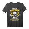 Elektronisches T-Shirt für Handwerker & Elektriker - Werkzeug & Volt Motiv, Geschenkidee für Elektriker, Elektronik-Männer & Meister