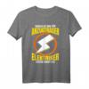 Elektroniker T-Shirt Handwerker Werkzeug Elektrotechnik Volt - Lustiges Geschenk für Elektriker, Elektroniker & angehende Meister