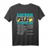 Elektriker Shirt Stundenlohn - Lustiges Geschenk für Elektroniker, Elektroberufe & Elektrotechnik Fans zu Geburtstag & Weihnachten