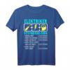 Elektriker Shirt Stundenlohn - Lustiges Geschenk für Elektroniker, Elektroberufe & Elektrotechnik Fans zu Geburtstag & Weihnachten
