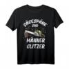 Sägespäne sind Männer Glitzer T-Shirt  Lustiges Holzhandwerker Shirt für Schreiner, Forstwirte & Holzarbeiter