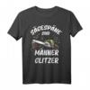 Sägespäne sind Männer Glitzer T-Shirt  Lustiges Holzhandwerker Shirt für Schreiner, Forstwirte & Holzarbeiter