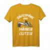 Sägespäne sind Männer Glitzer T-Shirt  Lustiges Holzhandwerker Shirt für Schreiner, Forstwirte & Holzarbeiter