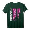 Techno Elektronische Musik Rave Festival Raver T-Shirt  Coole EDM Kleidung für Festivals, Clubs & Raves