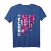 Techno Elektronische Musik Rave Festival Raver T-Shirt  Coole EDM Kleidung für Festivals, Clubs & Raves