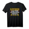 Elektriker Wichtigster Mann am Bau T-Shirt - Lustiges Elektronik Outfit für Handwerker, Elektroniker & Elektromonteure