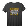 Elektriker Wichtigster Mann am Bau T-Shirt - Lustiges Elektronik Outfit für Handwerker, Elektroniker & Elektromonteure