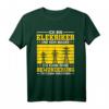Elektriker T-Shirt - Lustiges Geschenk für Installateure, Maurer und Schreiner mit dem Spruch 'Ich Bin Elektriker Und Kein Magier'