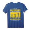 Elektriker T-Shirt - Lustiges Geschenk für Installateure, Maurer und Schreiner mit dem Spruch 'Ich Bin Elektriker Und Kein Magier'