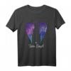 HapBunny Her Guardian Angel Wings T-Shirt  Humorvolles Paar- und Geschenkshirt für Ehemänner, Ehefrauen und Freunde
