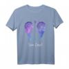 HapBunny Her Guardian Angel Wings T-Shirt  Humorvolles Paar- und Geschenkshirt für Ehemänner, Ehefrauen und Freunde