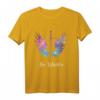 HapBunny Her Guardian Angel Wings T-Shirt  Humorvolles Paarshirt für Ehemann, Ehefrau und Freunde, Perfekt als Geschenk zum runden Geburtstag