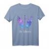 HapBunny Her Guardian Angel Wings T-Shirt  Humorvolles Paarshirt für Ehemann, Ehefrau und Freunde, Perfekt als Geschenk zum runden Geburtstag