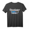 Entwickler lädt T-Shirt mit Ladebalken  Lustiges Programmierer T-Shirt für IT-Fachkräfte & Coder