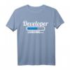 Entwickler lädt T-Shirt mit Ladebalken  Lustiges Programmierer T-Shirt für IT-Fachkräfte & Coder