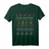 Lustiges Weihnachts-Tech-Support-Shirt für Programmierer, Nerds & Geeks  Perfektes Geschenk für IT-Profis und Entwickler