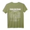 Männer Problemlösung - Halbarm, Prozessdiagramm, Schwarz - Lustiges Nerd T-Shirt für Ingenieure, Ärzte & Wissenschaftler