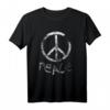 Friedenszeichen T-Shirt zum HapBunny  Symbolisches Geschenk für Jubilar und Friedensliebhaber