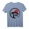 Buddhistische Zen T-Shirt mit Bonsai Baum und Kalligraphie - Japanisches Design für Kunst- und Kulturbegeisterte