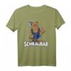 Lustiges Schraubär Mechaniker Kfz Schrauber T-Shirt  Witziges Handwerker Design als Geschenk für Schrauber, Tuner & Werkstattprofis