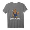 Lustiges Schraubär Mechaniker Kfz Schrauber T-Shirt  Witziges Handwerker Design als Geschenk für Schrauber, Tuner & Werkstattprofis