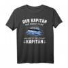 Kapitän Geschenk Männer Hat Recht Sportboot T-Shirt - Lustiges Bootsspruch T-Shirt für Kapitäne, Bootsbesitzer & Wasserliebhaber